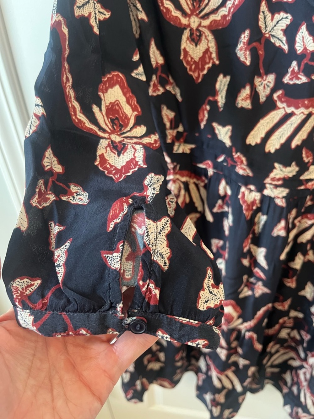 ba&sh Calix V-Neck Dress | Size Large - Picture 5 of 10
